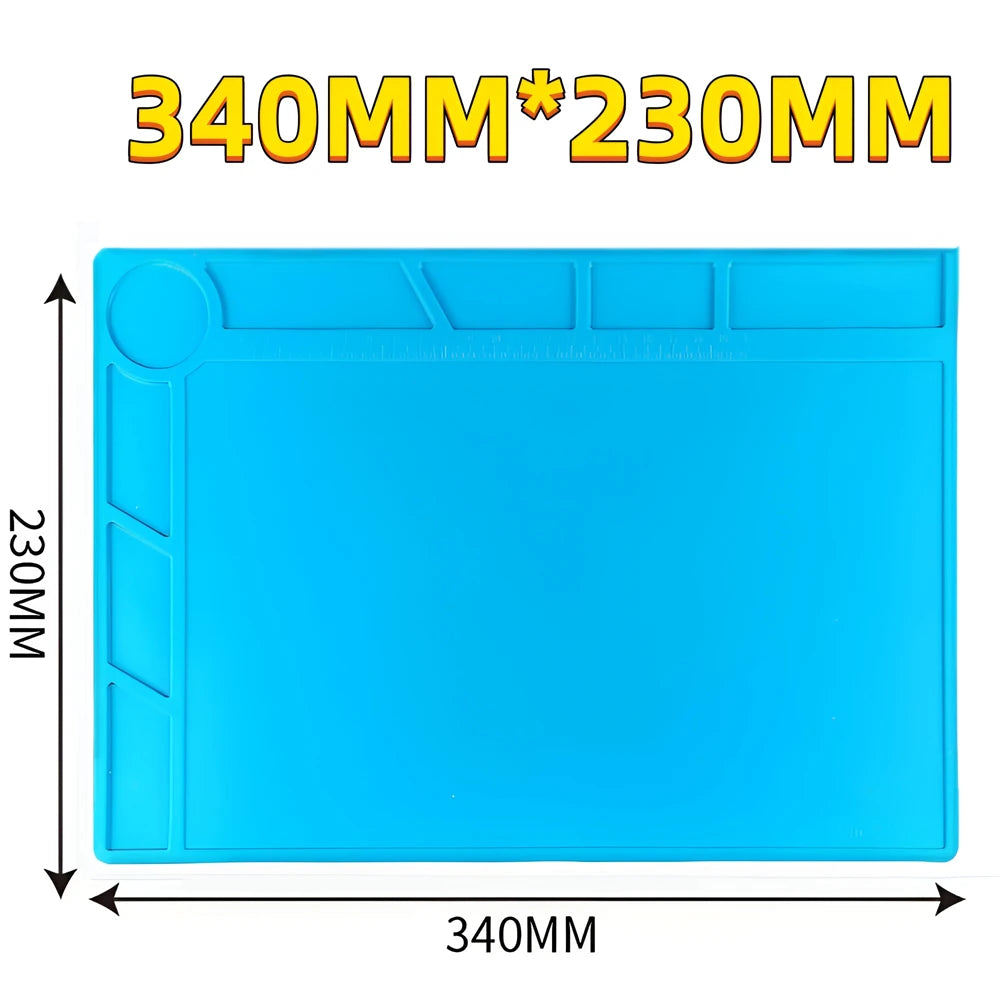 ESD Soldering Mat Repair Pad Insulation Heat Resistant Soldering Station Silicon Work Pad Desk Platform Phone Repair Tool Kit Beauty Fashion