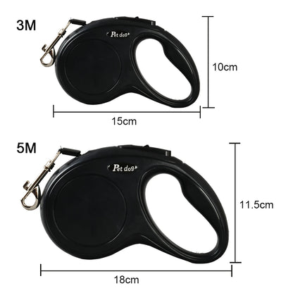 Pet Dog Leash for Small Medium Dogs Cats Walking Automatic Retractable Extending Puppy Solid Roulette Chihuahua Bulldog Supplies Beauty World Shop