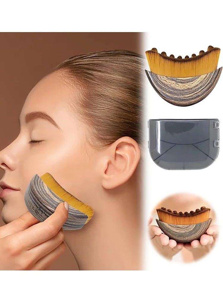 New Lymphatic Contour Care Facial Massage Brush with Storage Box for Facial Stimulating And Contouring Beauty Trend Shop