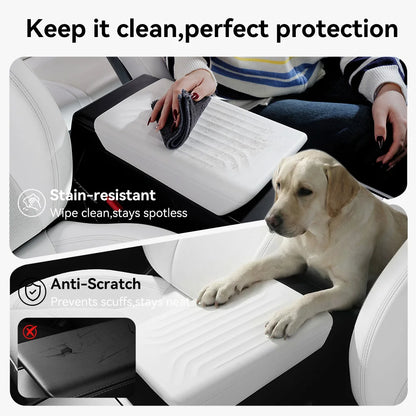 YZ For Tesla Model 3 Highland Y Juniper 2025-2026 Soft Center Console Armrest Pad Auto Central Armrest Box Cover Car Accessories Beauty World Shop
