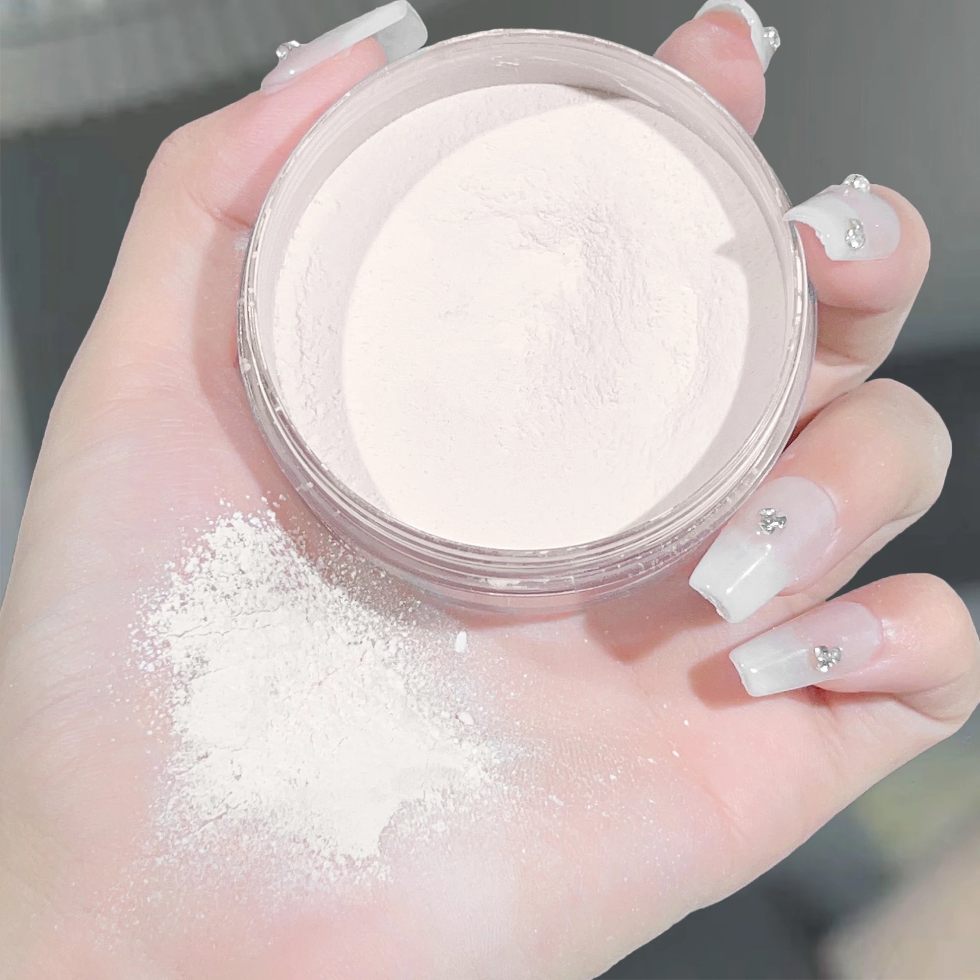 Light, flawless and transparent makeup setting powder,waterproof and easy to take off, natural makeup holding and setting powder Beauty World Shop