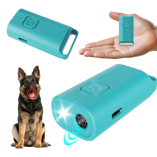 Ultrasonic Dog Repellent Handheld Anti-Barking And Luminous Ultrasonic Dog Repellent