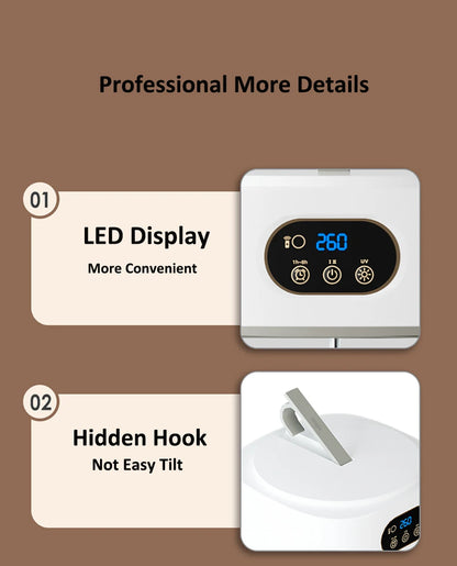 Portable Clothes Dryer Folded Electric Clothing Dryer Multifunctional Intelligent Timed Warm Laundry Dryer with Remote Control