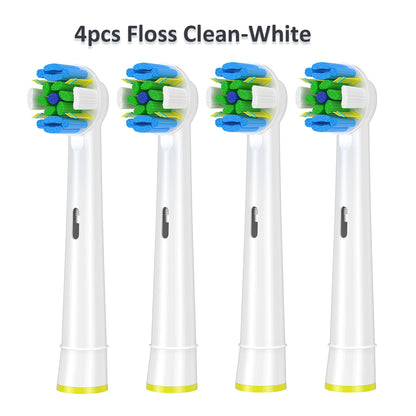 4-12pcs Replacement Brush Heads For Oral-B Electric Toothbrush Advance Power/Vitality Precision Clean/Pro Health/Triumph/3D Exce Beauty World Shop