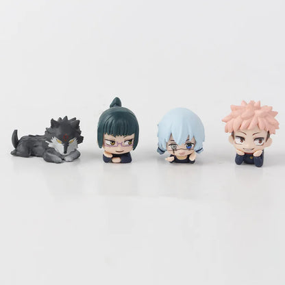 7pcs/set Jujutsu Kaisen Satoru Gojo Itadori Yuji Megumi Kugisaki Sukuna Geto Suguru Anime Figure Toys Cute Doll Collection Model Beauty World Shop