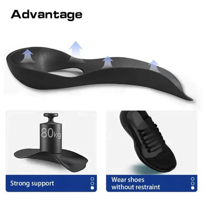 Flat Foot O-Shaped Legs Insole for Shoes Correction Arch Support Plantar Fasciitis Orthopedic Insoles Men/Women Foot Care Insert Beauty Trend Shop