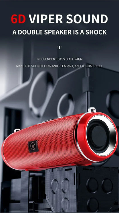 Portable Wireless Speaker Bluetooth 200W High Power Outdoor Audio 3D Stereo Surround TWS FM Voice RHDE Promotion
