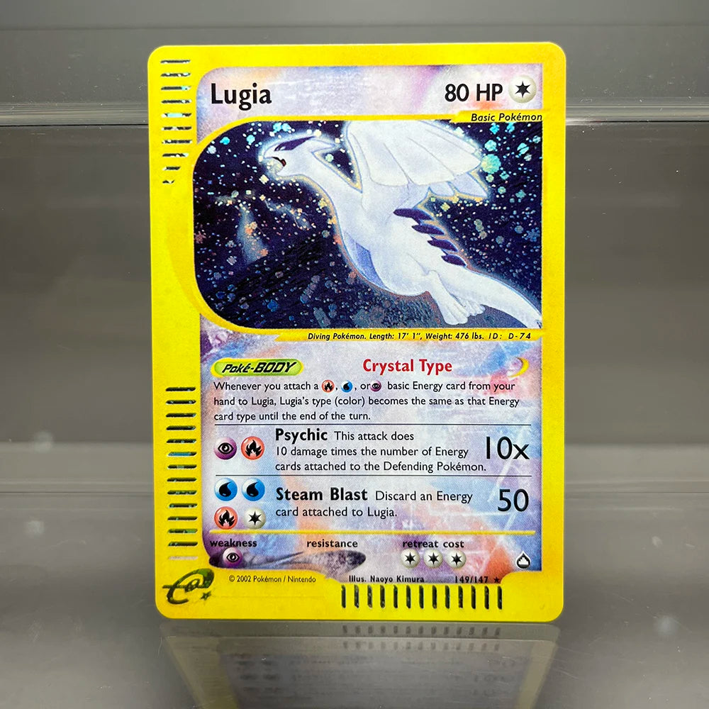 PKM Cards Charizard Steelix Celebi Single Foil Cards Magneton Gengar Classic Game Collection Cards PTCG Proxy Cards Beauty World Shop