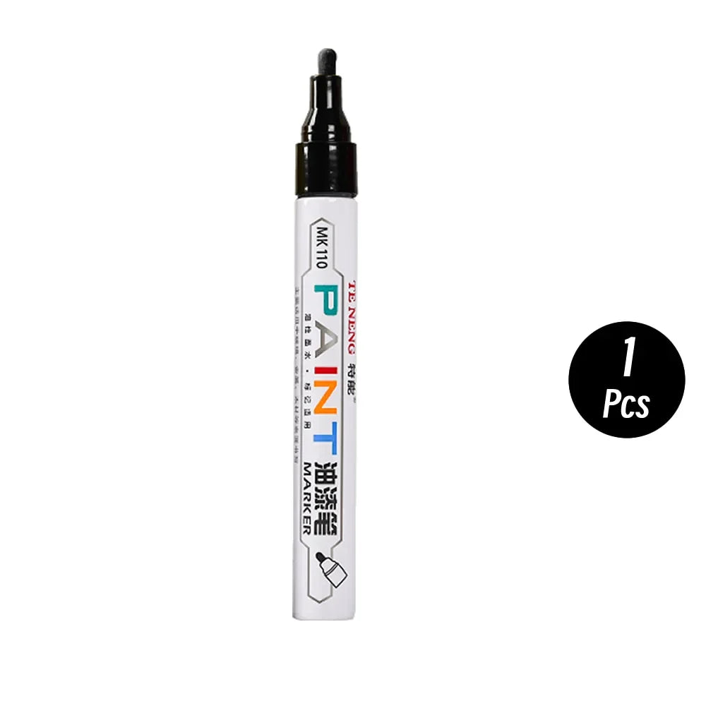 8 Colors Car Scratch Repair Paint Pen Quick Dry Touch Up Paint Repair Pen Waterproof Wheel Tyre Marker Auto Paint Marker Pens Beauty World Shop
