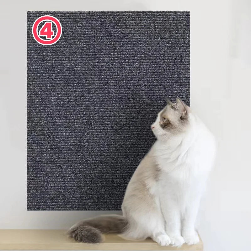Trimmable Anti Cat Scratch Mat Self-Adhesive Carpet Mat Pad Cat Pet Scratcher Furniture Couch Corner Indoor Sofa Wall Protector