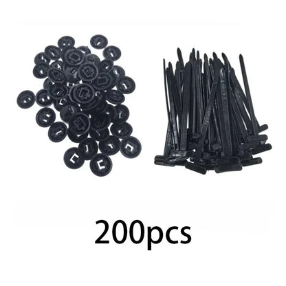 Cable tie buckle fixed through the core nail cable tie buckle mudguard fender inner lining trunk buckle Beauty World Shop