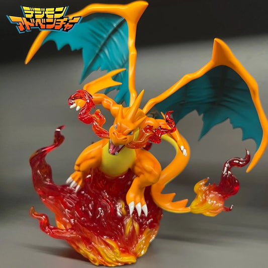 20cm/7.87in Anime Digimon Adventure Figure Charizard Action Figures PVC Statue Collection Model Toys Gifts Beauty World Shop