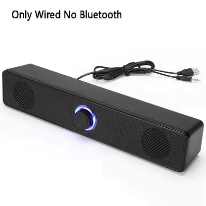 Wired Wireless Bluetooth Speaker Sound Box Bar Soundbar Computer PC TV Laptop Desktop Music Portable Caixa De Som Audio System Beauty World Shop