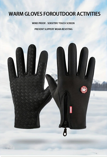 Winter Gloves For Men Women Touchscreen Warm Outdoor Cycling Driving Motorcycle Cold Gloves Windproof Non Slip Gloves Beauty Fashion