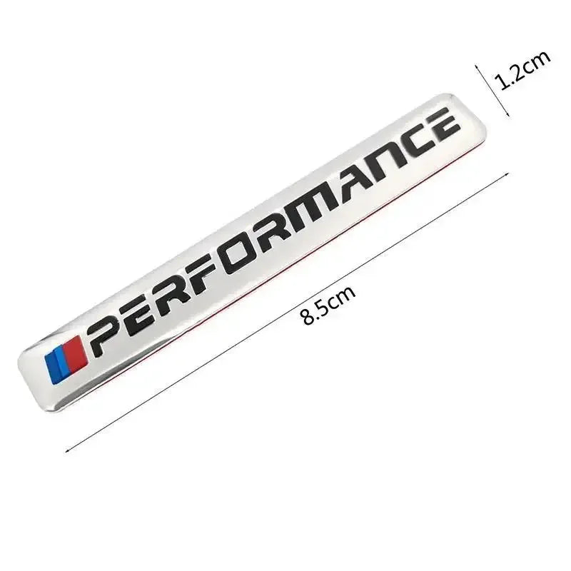 4Pcs Car Decal Logo Badge Auto Parts Sticker Not Easy To Fall Waterproof Power Performance Car Sticker Beauty World Shop