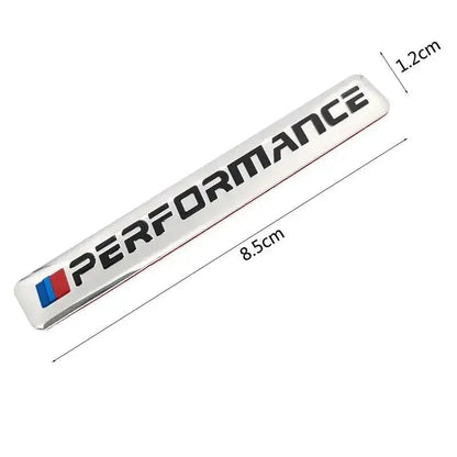 4Pcs Car Decal Logo Badge Auto Parts Sticker Not Easy To Fall Waterproof Power Performance Car Sticker Beauty World Shop