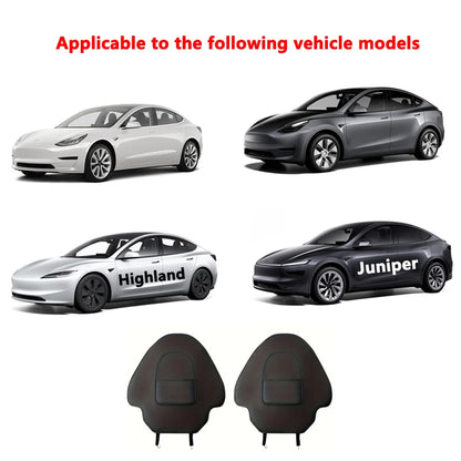 Car Seat Back Protective Mat For Tesla Model 3 / Y Full Seat Anti Kick Pad Leather Anti Scratch Protector Mats Car Accessories Beauty World Shop