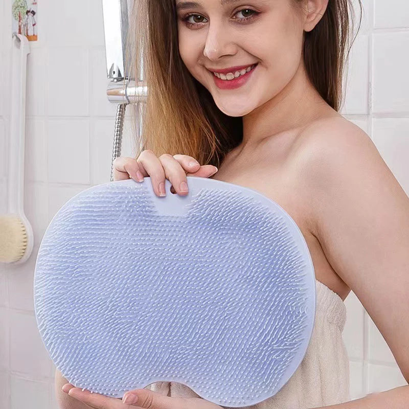 1PC, Exfoliating Foot Brush and Back Scrubber Anti-Slip Suction Cup - Deep Cleansing and Exfoliating Tool for Body Dirt Removal Beauty World Shop