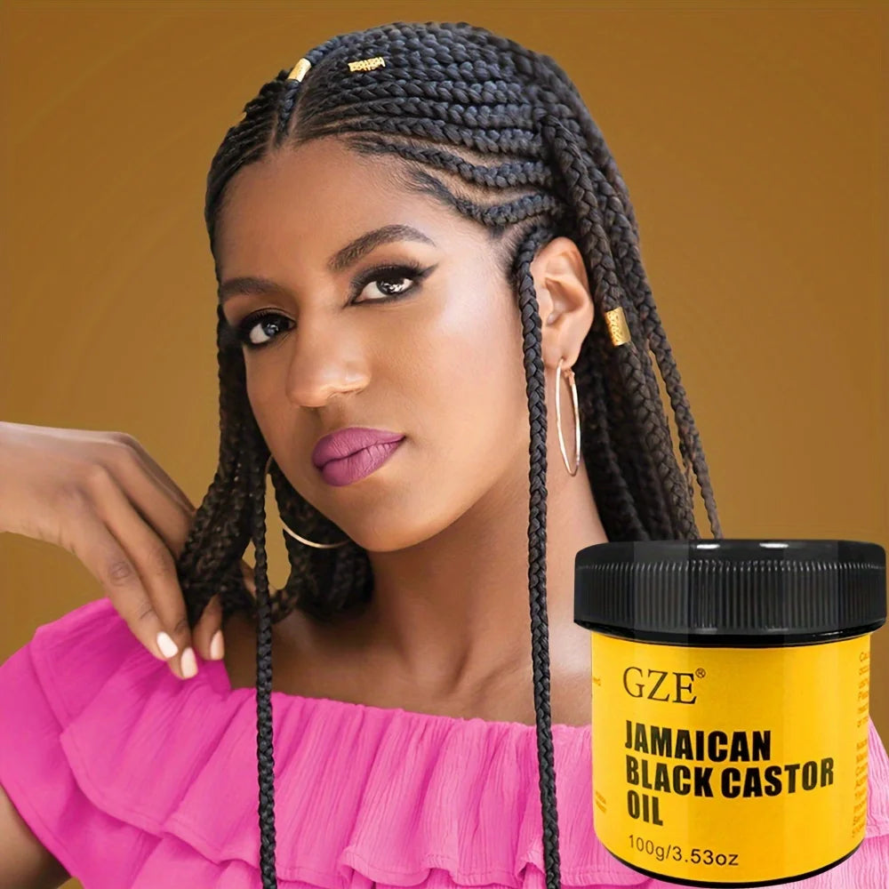 GZE JAMAICAN Black Castor Oil Pure Cold-Pressed for Hair Growth, Skin Moisturizing and Scalp Health - Promoting Thick Hair Beauty World Shop