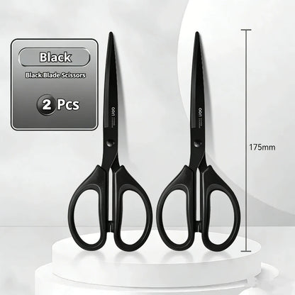 1/2Pcs 210/175mm Black Stainless Steel Scissors Business Office Stationery Home Tailor Shears Kitchen Knife Cutter Cutting Beauty World Shop