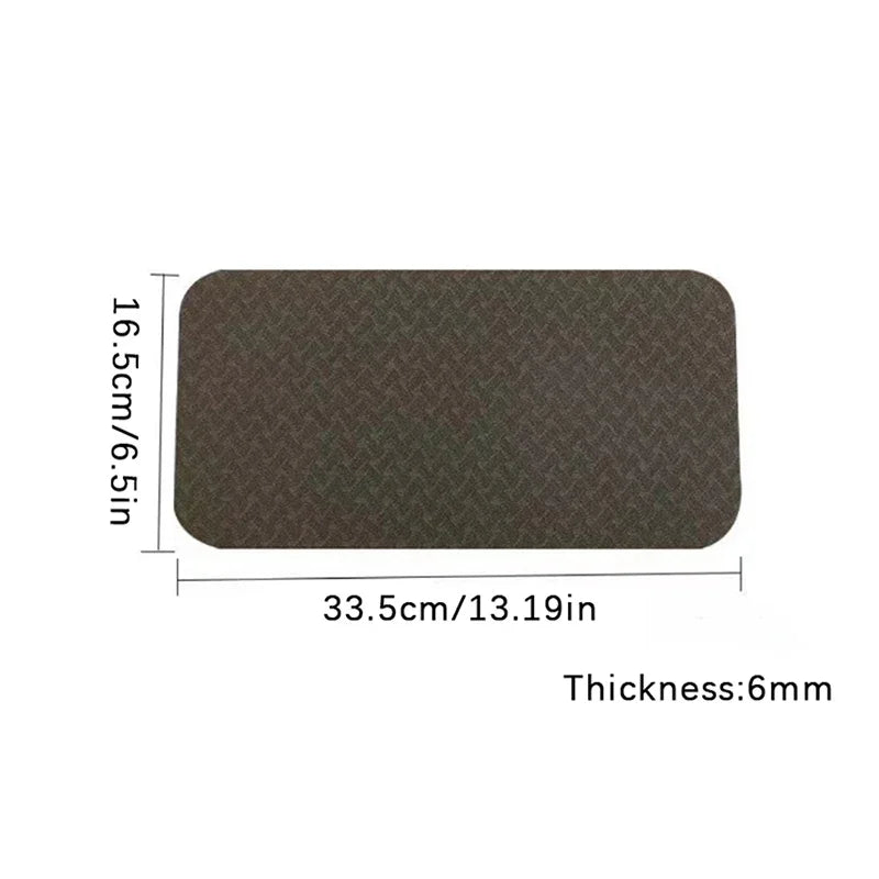 1pc TPE Sewing Machine Foot Pedal Mat Non Slip Reduce Vibration Rubber Sewing Machine Muffling Mat For Home Use 33.5X16.5cm Beauty World Shop