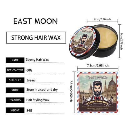 Long Lasting Stying Wax Fluffy Hair Pomade Wax Keep Hair Oil Edge Control Barbershop Tools Salon Hairdressing Mud Hair Styling Beauty World Shop