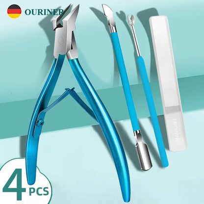 ‌Cuticle Scissors Stainless Steel Sharp Blade Durable Rust Free Nail Care Tool‌ Beauty Fashion