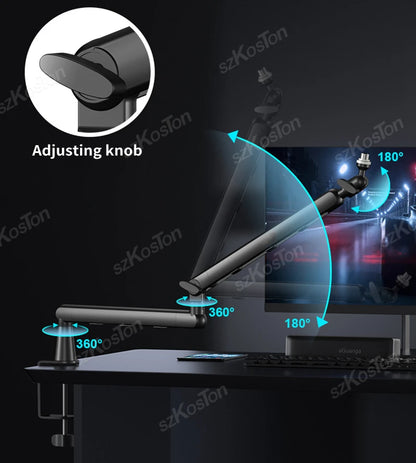 Professional Studio Low Profile Mic Arm with Extended Riser Cable Management Adjustable Microphone Stand for SM7B MV7 AM8 K688 Beauty World Shop