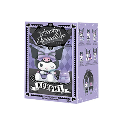 Sanrio Blind Box Cartoon Kuromi Doll Lucky Divination Anime Series Action Figure Model Doll Child Toy Desktop Decor Birthday Gif Beauty World Shop