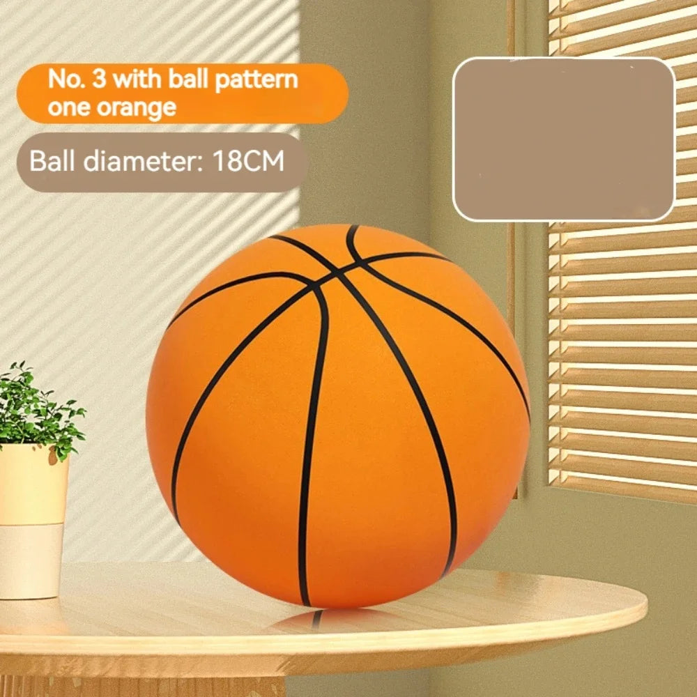 Foam Basketball Kids Silent Basketball Bouncing Mute Silent Ball Bounce Squeezable Mute Bouncing Basketball Beauty World Shop