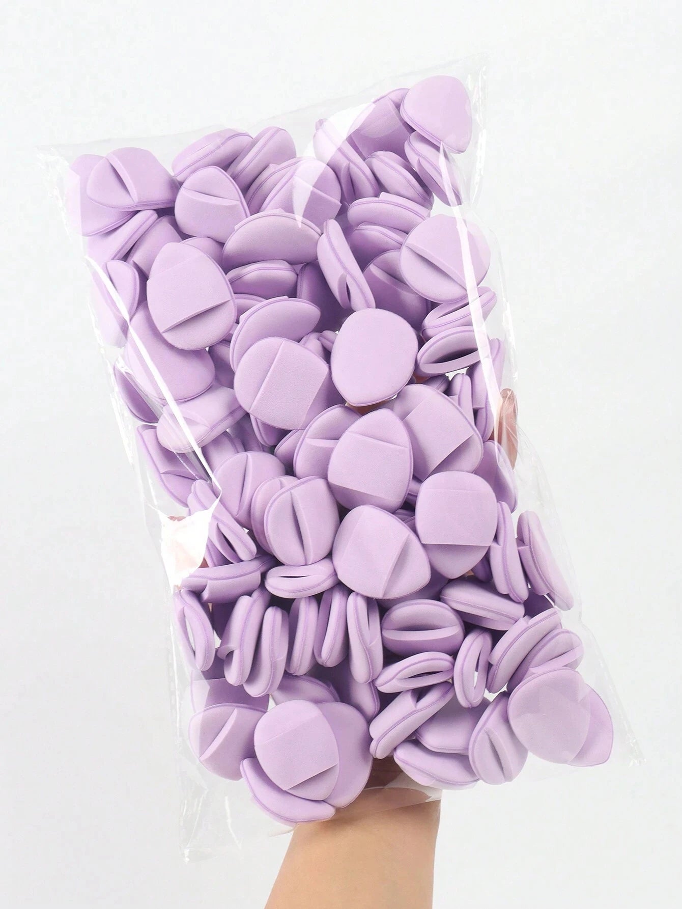 10/50Pcs Finger Cushion Powder Puff,With Air Cushion Powder Puff, Latex-Free Blending Sponge And Makeup Puff Beauty World Shop
