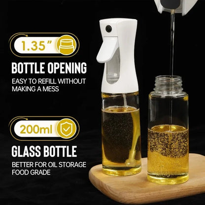 Oil Spray for Cooking - Olive Oil Dispenser Bottle Sprayer Mist-Reusable Food Grade Oil Vinegar,Spray Bottle Kitchen Accessories Beauty World Shop