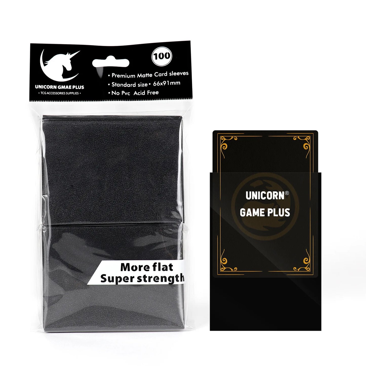 100Pcs/Set 66x91mm Matte Standard Size Card Sleeves TCG Trading Cards Protector for Tarot Shield Board Games Magical Cover PKM Beauty World Shop