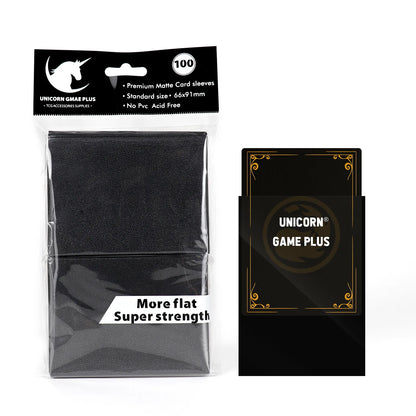 100Pcs/Set 66x91mm Matte Standard Size Card Sleeves TCG Trading Cards Protector for Tarot Shield Board Games Magical Cover PKM Beauty World Shop