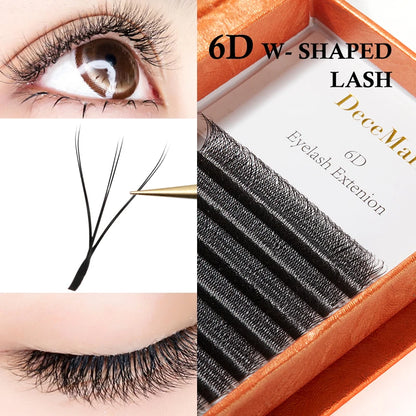 DeceMars 6D-W shaped eyelash extension Beauty World Shop