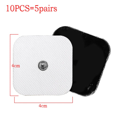 10/20PCS Electrode Pads Gel For Tens Acupuncture Massage Machine Slimming Pulse Ems Muscle Stimulator Massager Sticker Beauty World Shop