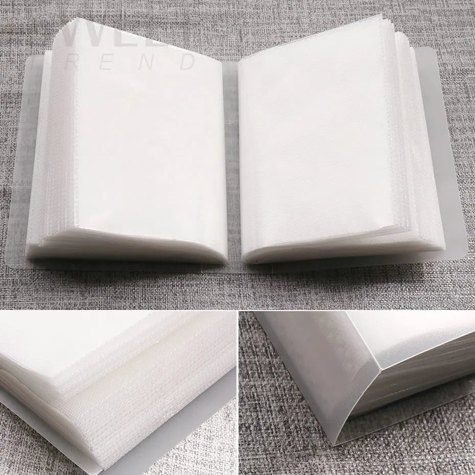 100 Slots Empty Nail Art Sticker Storage Book Album Exhibition Decals Collecting Organizer Holder Display Notebook Manicure Tool Beauty World Shop