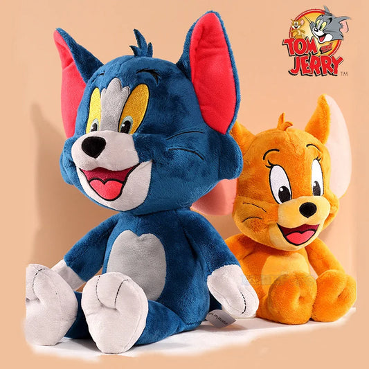 Anime Tom And Jerry Plush Toy Cartoon Movie Figures Cat Mouse Cute Plushies Stuffed Animal Doll Toys For Kids Gift Free Shipping Beauty World Shop