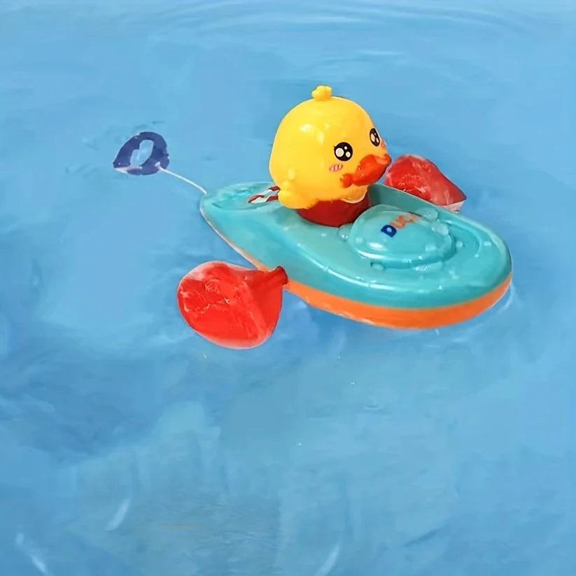 1 Pc Little Yellow Duck Kayak Toy Swimming Pool Bathroom Toy 1 Pc Little Yellow Duck Kayak Toy Swimming Pool Bathroom Toy Beauty World Shop
