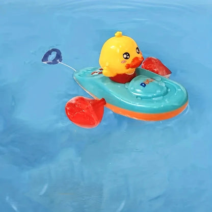 1 Pc Little Yellow Duck Kayak Toy Swimming Pool Bathroom Toy 1 Pc Little Yellow Duck Kayak Toy Swimming Pool Bathroom Toy Beauty World Shop