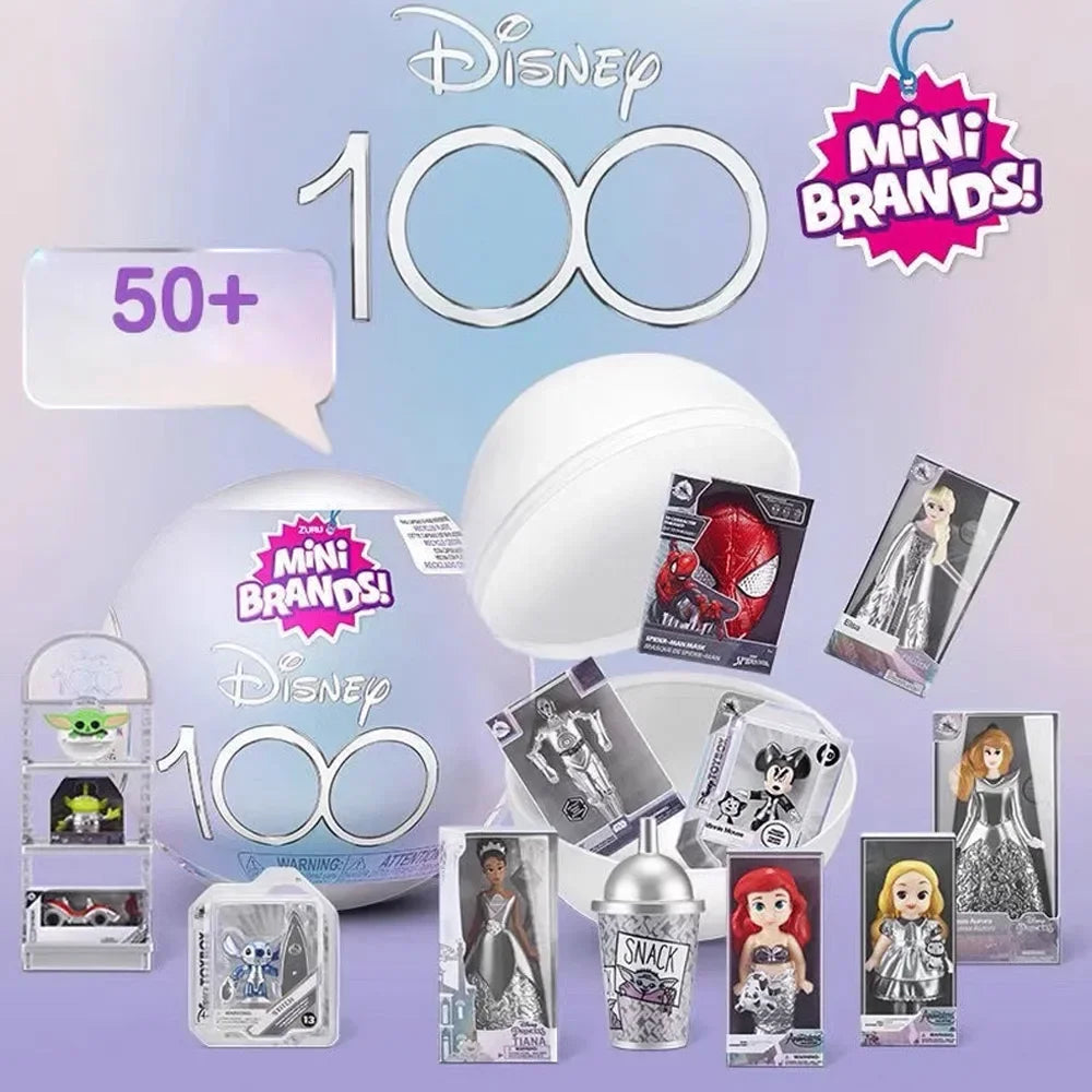 5 Surprise Ball Mini Brands Supermarket Shopping Scene Miniature Gashpon Capsule Toy Figurines Collection Kids Birthday Gifts Beauty World Shop