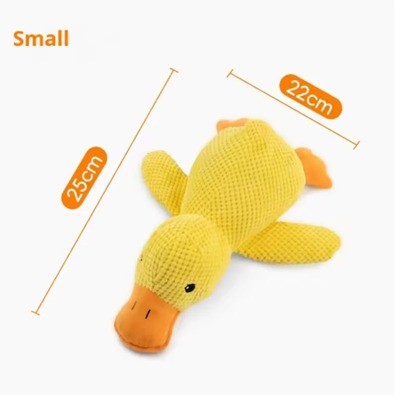 Cute dog Toy Stomping Duck Bite Resistant Grinding Teeth Cleaning Large Dog Interactive Entertainment Puppy Boredom Plush Toy Beauty World Shop