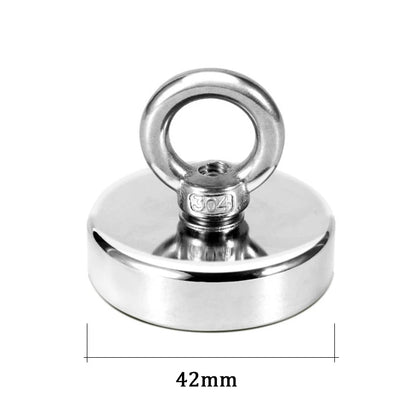 Super Strong Neodymium Fishing Magnets Heavy Duty imanes Magnet with Countersunk Hole Eyebolt for Salvage Magnetic Fishing Beauty World Shop