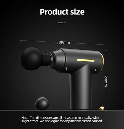 Portable Mini Muscle Massage Gun Vibration Massage Gun Body Neck Back Pain Gout Relief Deep Muscle Relaxation Massager Tools Beauty World Shop