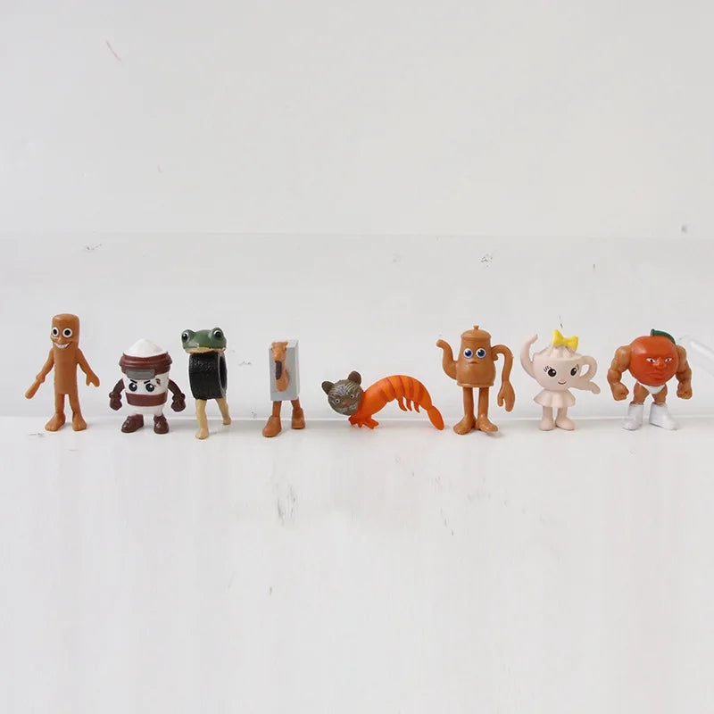 24Pcs Italian Brainrot Tung Tung Sahur Figures Doll Tralalero Tralala Bombardino Crocodilo Shimpanzini Bananini Model Toy Gift Beauty World Shop