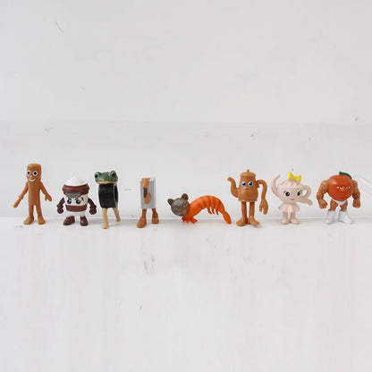 24Pcs Italian Brainrot Tung Tung Sahur Figures Doll Tralalero Tralala Bombardino Crocodilo Shimpanzini Bananini Model Toy Gift Beauty World Shop