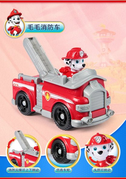 New Original PAW PATROL Vehicle Car Ryder Tracker Everest Chase Rex Skye Rocky Marshall Zuma Action Figure Toy Kid Birthday Gift Beauty World Shop