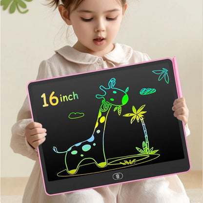 16/13/11 Inch LCD Writing Board Drawing tablet Kids Writing Painting Children Educational Toys for 3 4 5 6 7 8 Years Girls Boys Beauty World Shop