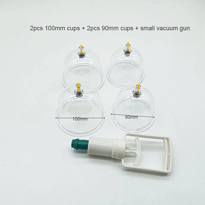 Big Size Vacuum Cupping Breast & Buttocks Enlargement Massager Suction Pump Machine Butt Lifting Device Back Massage Cans Beauty World Shop
