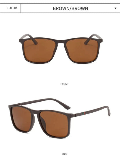 New Style Sun Glasses Driving Glasses Fashionable Square Sun Glasses Men And Women Anti-ultraviolet Sunglasses 1166 Beauty World Shop